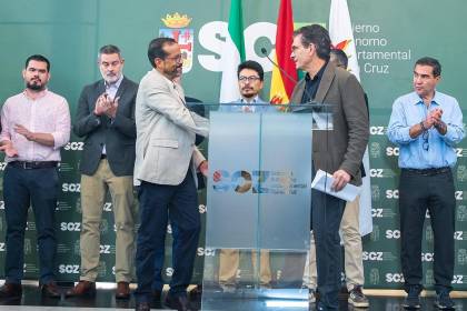 Camacho: “El presidente ha comprometido que desde el 2027 se hará efectiva la distribución del 50 / 50”