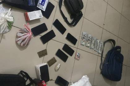 Hallan droga, dinero y armas tras allanamiento a inmueble vinculado a la organización de Marset; hay cuatro aprehendidos