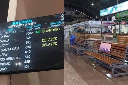Cochabamba: Denuncian retrasos en los vuelos mientras que la Terminal se encuentra cerrada por los bloqueos