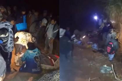 Buscan identificar a los heridos del embarrancamiento en La Paz, que dejó al menos siete fallecidos