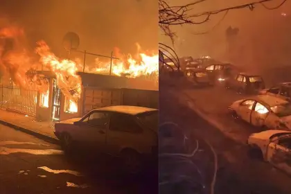 Al menos 15 fallecidos y más de 50.000 evacuados por incendios al sur de Chile