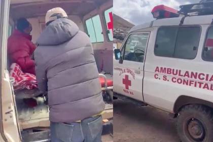 No resistieron más: Choferes son evacuados a centros de salud tras 30 días varados en bloqueos