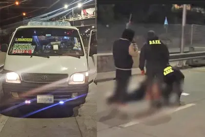 La Paz: Una mujer muere tras caer de un minibús en movimiento en plena autopista