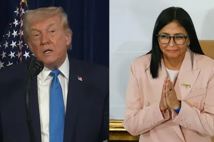 La presidenta interina de Venezuela pagará “un precio muy alto” si “no hace lo correcto”, dice Trump