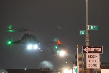 Maduro arriba en helicóptero a la ciudad de Nueva York, donde afrontará un proceso judicial por narcoterrorismo