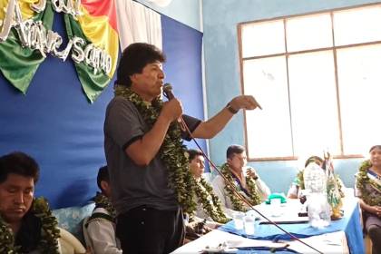 “Si no chaqueamos, ¿qué vamos a comer?”: Evo rechaza la pausa ambiental del Gobierno