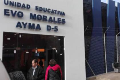 Plantean retirar el nombre de Evo Morales de un colegio y otras cuatro infraestructuras de Sucre 