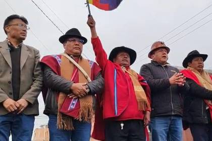 COB, ponchos rojos y un senador firman pacto para mantener protestas contra el presidente Paz