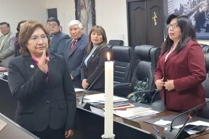 Margot Pérez Montaño es elegida como nueva presidenta del TDJ de La Paz tras renuncia del antecesor por caso consorcio