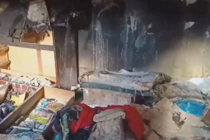 “Todo está quemado”: Una mujer y sus dos hijos lo perdieron todo a raíz de un incendio en su casa 