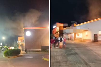 Santa Cruz: Reportan incendio en un restaurante cerca de El Cristo
