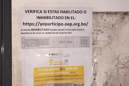 No habrá ampliación: Últimas horas para el trámite de los votantes inhabilitados para los comicios