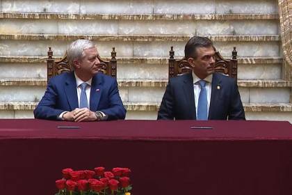 Kast y Paz brindan declaración en conjunto tras reunión en Palacio Quemado