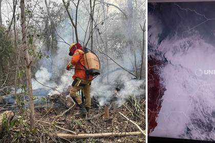 La lluvia aún no llegó a Concepción, uno de los municipios más afectados por incendios forestales