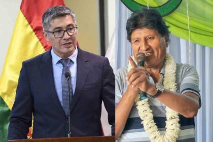 Ministro Espinoza a Evo Morales: “Que no te quede duda de que en algún momento vas preso”