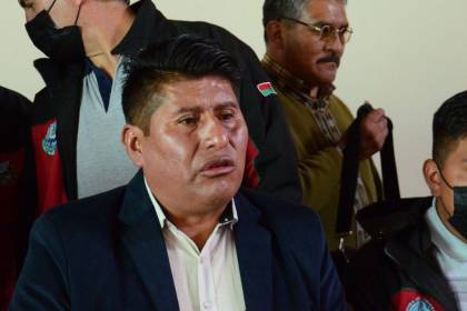 COB pide liberar Justino Apaza, dirigente de la Fejuve de La Paz acusado de impulsar los bloqueos