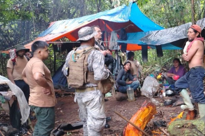 Cuatro campamentos mineros clandestinos fueron hallados en pleno Parque Madidi