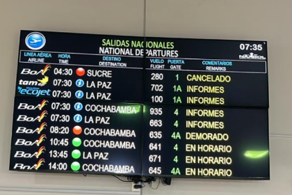 Reportan que neblina obliga a cancelar vuelos y causa demoras en el aeropuerto Viru Viru