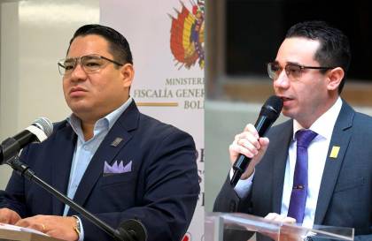 Aprehenden al fiscal general Roger Mariaca y al fiscal departamental de Santa Cruz, Alberto Zeballos