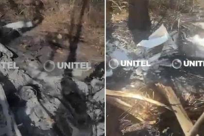 Hallan avioneta calcinada y a dos personas carbonizadas en su interior