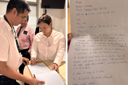 Laura Rojas renuncia a su candidatura a concejal municipal por Primero Santa Cruz