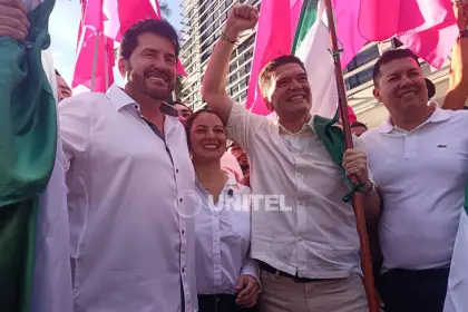 Guido Nayar y Gary Añez, los candidatos de ‘Primero Santa Cruz’ para las subnacionales