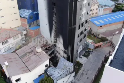Video: Estas son las impresionantes imágenes aéreas de la zona del incendio en La Paz