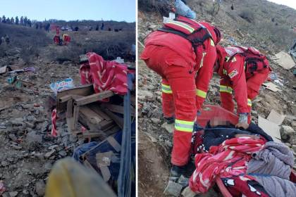 Lista de heridos del bus que se embarrancó en Tarija; los muertos aún no fueron identificados