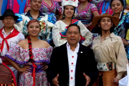 “Nunca dejaremos que nos arrebaten nuestras danzas”: El mensaje de Arce en el inicio del Carnaval 2025