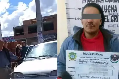 Dictan detención preventiva para el hombre que rompió el vidrio de un auto donde estaban dos niños 
