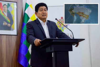 Tren bioceánico: Ministro Montaño dice que trazo que excluye a Bolivia no tiene estudios ni un riel construido