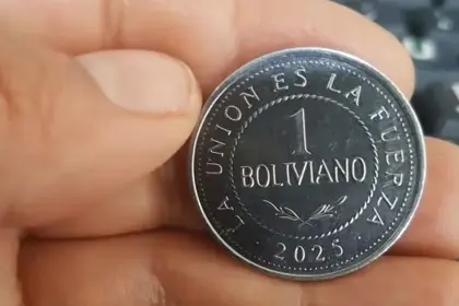 Así son las nuevas monedas de Bs 1 que el BCB puso en circulación