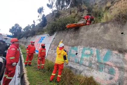 Autopsia revela que hombre hallado al fondo de un precipicio en El Alto murió por caída
