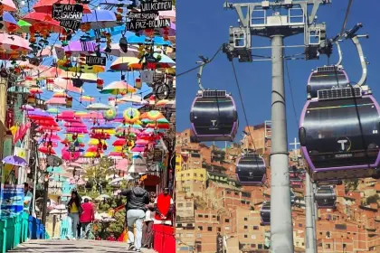 Subsecretario de Estado de EEUU visitó el Teleférico y el Mercado de las Brujas de La Paz