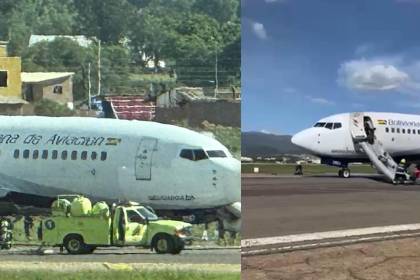 A punto de despegar, falló un motor de un avión de BoA con 144 personas y en Cochabamba se suspendieron operaciones aéreas por 90 minutos