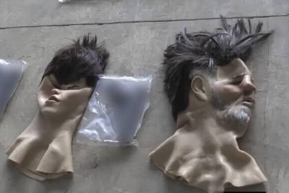Hallan máscaras hiperrealistas durante operativos en inmuebles vinculados a Sebastián Marset