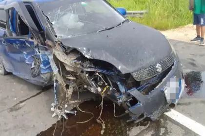 Conductor huyó tras atropellar a un adolescente al cual dejó con el rostro desfigurado y ocho costillas fracturadas