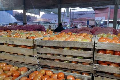 La caja de tomate subió al menos Bs 20 en mercados de Cochabamba y comerciantes lo atribuyen a la falta de diésel