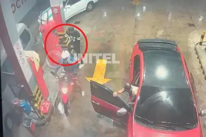 Santa Cruz: Sujetos armados atracan un surtidor en la carretera al norte y se llevan dinero