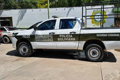 Por evadir un control, un conductor de minibús chocó contra un árbol y luego agredió a un policía