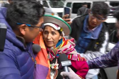 Aprehenden a Lidia Patty cuando se trasladaba a la Fiscalía; debe declarar por el caso del Fondo Indígena 