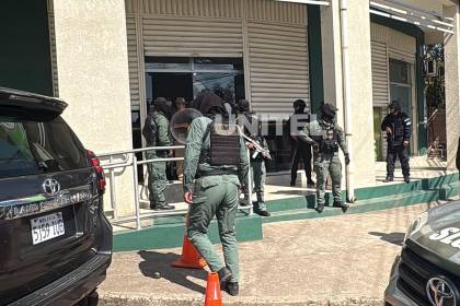 Atracan una entidad financiera de La Guardia, la Policía está movilizada