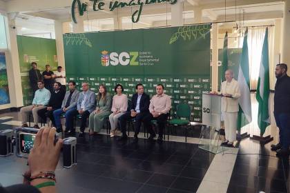 Santa Cruz: Juan Pablo Velasco posesiona a 10 miembros de su gabinete de gestión 
