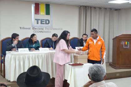 Debate: Conoce el orden de participación de los candidatos a la Gobernación de Cochabamba