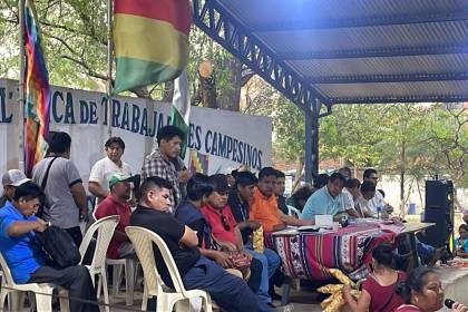 Santa Cruz: Campesinos anuncian bloqueo de carreteras en rechazo a la pausa ambiental