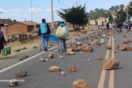 Siles: Bloqueos no pueden afectar los derechos colectivos, de hacerlo debe intervenir el Ministerio Público y el Ministerio de Gobierno