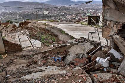 Cochabamba: Por lo menos dos zonas declaradas como desastre continúan con deslaves constantes