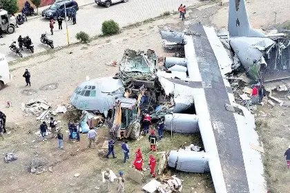 Cerca de Bs 50 millones eran transportados por el avión Hércules siniestrado en El Alto