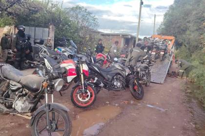 Recuperan 45 motos robadas; difunden placas y chasis para que los dueños las identifiquen
