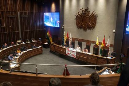 Aún hay 13 heridos del siniestro del avión en El Alto que reciben atención médica, informa el ministro Salinas en el Senado
